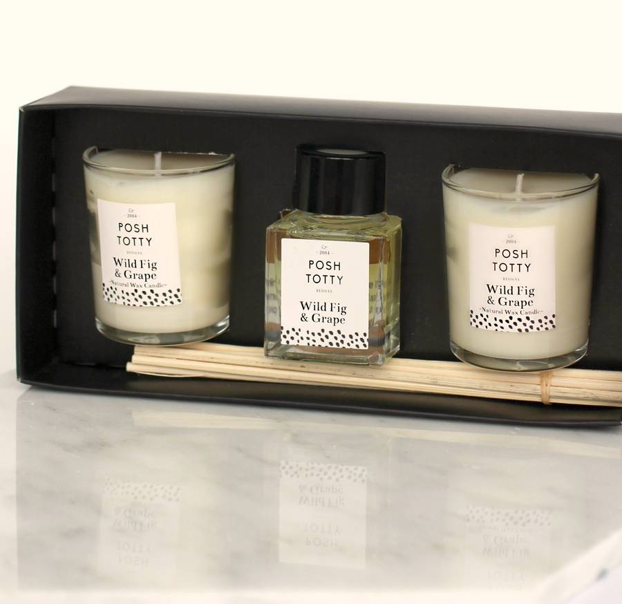 reed scented diffuser and candle set by posh totty designs interiors ...