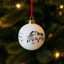 Football Stadium Christmas Bauble, thumbnail 1 of 3