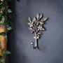 Silver Leaf And Flower Hook, thumbnail 1 of 2