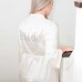 Satin Robe Perfect For The Bridal Party, thumbnail 8 of 10