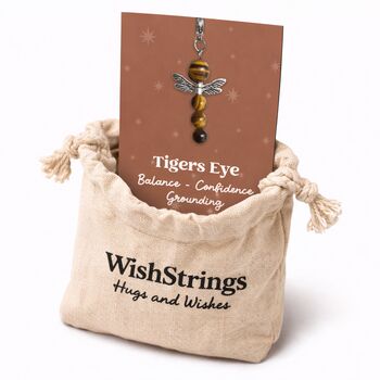 Tigers Eye Guardian Angel Keepsake Confidence, 2 of 3