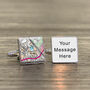 Personalised Favourite Place Football Cufflinks For Him, thumbnail 8 of 9