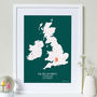 Personalised Home Map Print, thumbnail 1 of 6