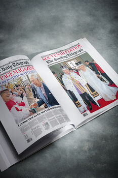 King Charles Personalised Deluxe British Royal History Book, 4 of 9