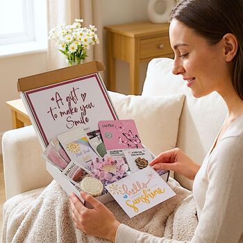 Hello Sunshine Butterfly Pamper Gift | Just For You Cheer Up Hug Box, 3 of 12
