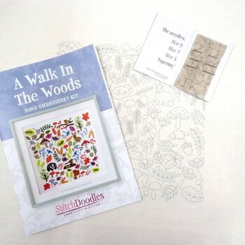 A Walk In The Woods Hand Embroidery Kit, 12 of 12