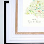 Map Of Tyne And Wear Art Print, thumbnail 7 of 7