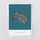 Turtle Gift Wrap Pack With Card Option By Bird | notonthehighstreet.com