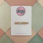 Pastel Pink, Yellow And Blue Thin Bubble Hair Clip / Y2 K Aesthetic Barrette / Colourful Resin Clip / Birthday Gift For Friend, thumbnail 1 of 5