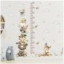 Personalised Woodland Animal Growth Wall Chart Kids Height Ruler, thumbnail 1 of 3