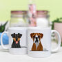 Personalised Illustrated Dog Mug Dog Lover Gift, thumbnail 2 of 12