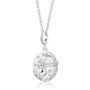 Sterling Silver Sagittarius Zodiac Charm Necklace, thumbnail 2 of 6