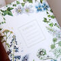 Inky Wildflower Eco Notebook, thumbnail 4 of 11