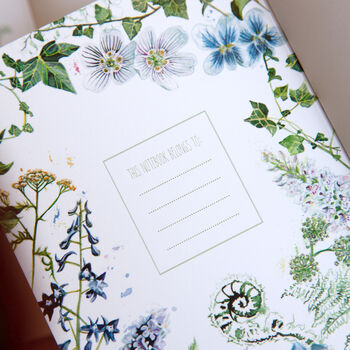 Inky Wildflower Eco Notebook, 4 of 11