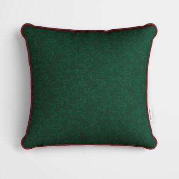 Green 12 Days Of Christmas Cushion, 3 of 7