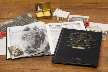 Ww1 Pictorial Personalised Deluxe War History Book, 3 of 8