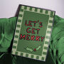 Let's Get Merry Christmas Festive Print, thumbnail 4 of 9