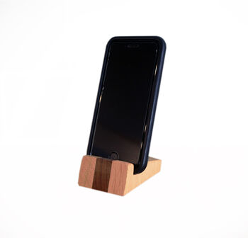 Mixed Wood Phone Stand, 4 of 4