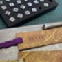 Hand Painted Personalised Bookmark With Suede Twist, thumbnail 3 of 7