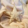 Luxury Irish Linen Festive Cosmic Star Christmas Tree Decoration, thumbnail 1 of 4