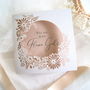 Will You Be My Flower Girl Wedding Wreath Card, thumbnail 1 of 2