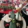 Handmade Felt Sassy Rudolph Christmas Tree Topper, thumbnail 3 of 5