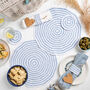 Striped Place Setting For Two Easy Crochet Kit, thumbnail 1 of 9