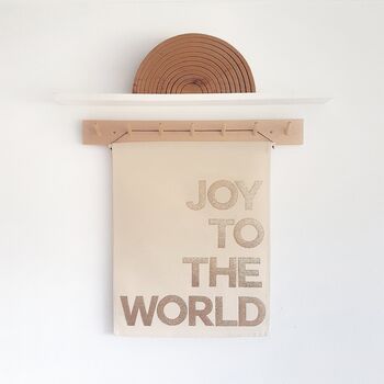 Joy To The World Christmas Wall Hanging, 3 of 3