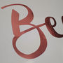 Personalised Rose Gold Wall Stickers, thumbnail 3 of 4