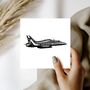 Red Arrow Jet – Aviation Greeting Card, thumbnail 3 of 6