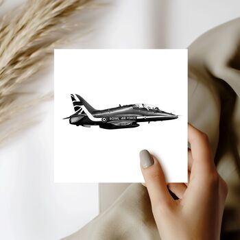 Red Arrow Jet – Aviation Greeting Card, 3 of 6