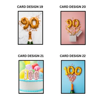 'Milestone Birthday' Personalised Treat And Cake Card, 5 of 7