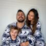 Christmas Pyjamas Family Matching Navy, thumbnail 1 of 9