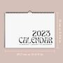 2023 Simply Neutral Wall Calendar | A4, thumbnail 9 of 9