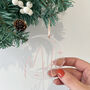 Personalised Christmas Decoration Acrylic Star And Moon, thumbnail 4 of 10