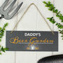 Personalised Beer Garden Printed Hanging Slate Plaque, thumbnail 3 of 6
