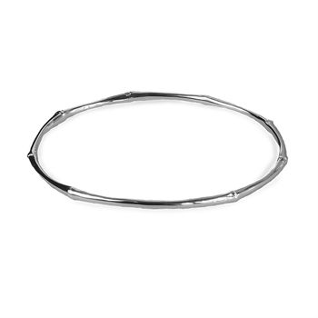Sterling Silver Bamboo Bangle, 2 of 3