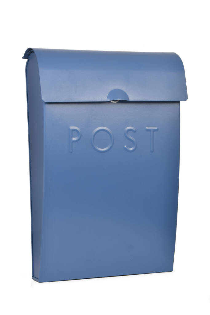 Original Post Box In Lulworth Blue By Garden Trading