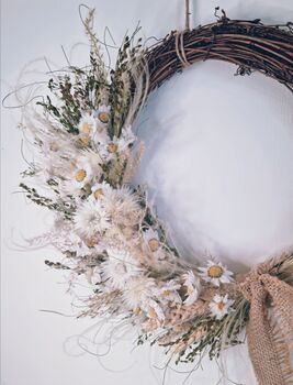 Pearl, Neutral Dried Flower Wreath, 4 of 4