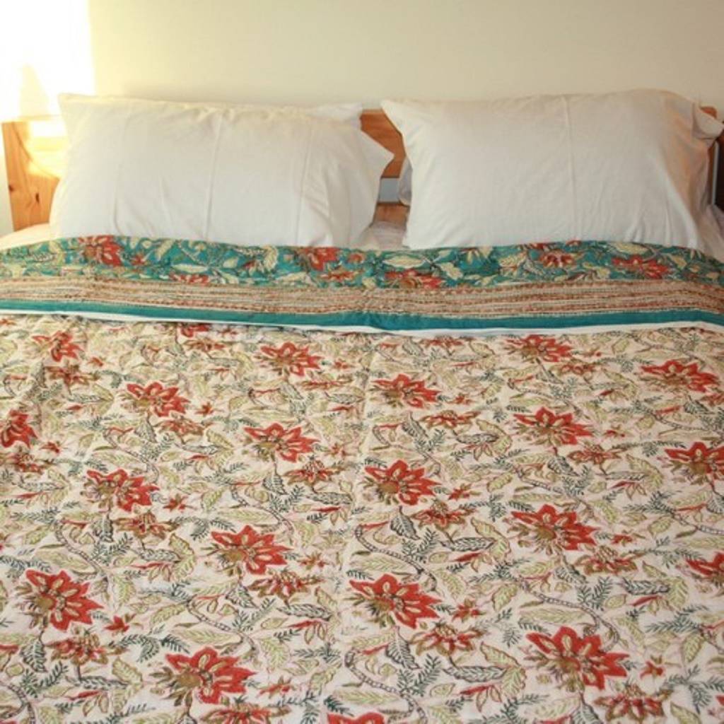 passionflowers super king size cotton quilts by reason season time