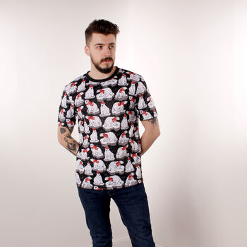 Unisex Polar Bear Scarf T Shirt, 2 of 2