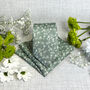 Wild Sage Leaves Wedding Tie Set, thumbnail 2 of 4