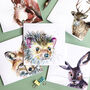 Wildlife Collection Pack Of Five Blank Greeting Cards, thumbnail 8 of 8