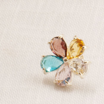 Crystal Colourful Daisy Pin Brooch, 3 of 12