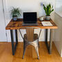 Handmade Industrial Style Office Desk With U Legs, thumbnail 1 of 3
