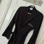 Personalised Cotton Wrap Style Dressing Gown, thumbnail 5 of 11