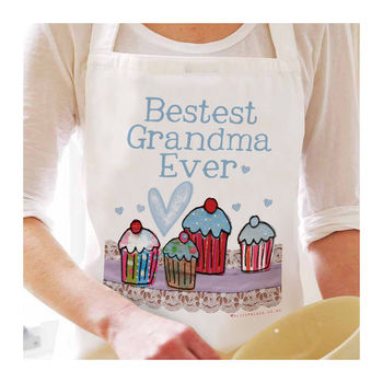 Personalised Bestest Grandma Ever Apron, 2 of 8