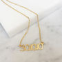 Personalised Save The Date Necklace, thumbnail 1 of 10