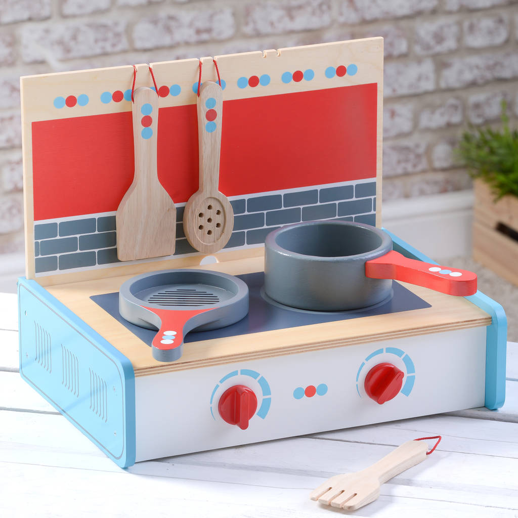 Wooden Kitchen Portable Play Set, 1 of 4