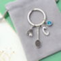 Badminton Personalised Keyring Shuttlecock And Racket, thumbnail 6 of 9